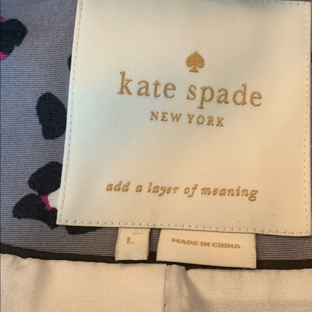 Kate Spade cyber cheetah feti coat large - Picture 2 of 11